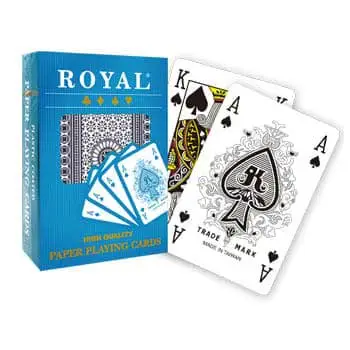 Royal Paper Playing Cards - 4 Corner Index