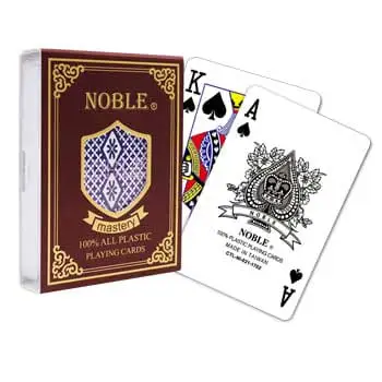 Noble Plastic Playing Cards Standard Index