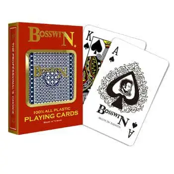 Bosswin Plastic Playing Cards Standard Index