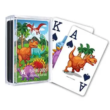 Amusement park theme playing cards - Jurassic
