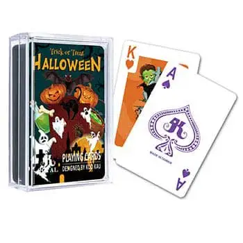 Colorful Halloween Playing Cards