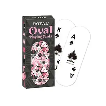 Oval Shape Paper Playing Cards - Rain forest Series