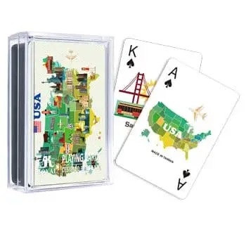 Map Playing Cards - USA Series