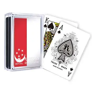 National Flag Playing Cards - Singapore