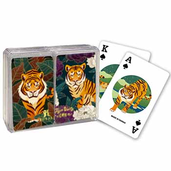 Tiger Unity Plastic Playing Cards - New Year Gift Set