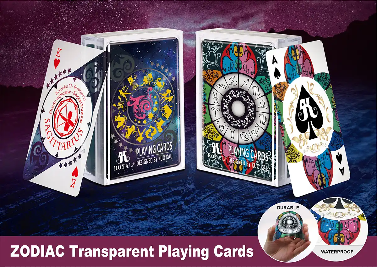Transparent Playing Cards - Zodiac Series