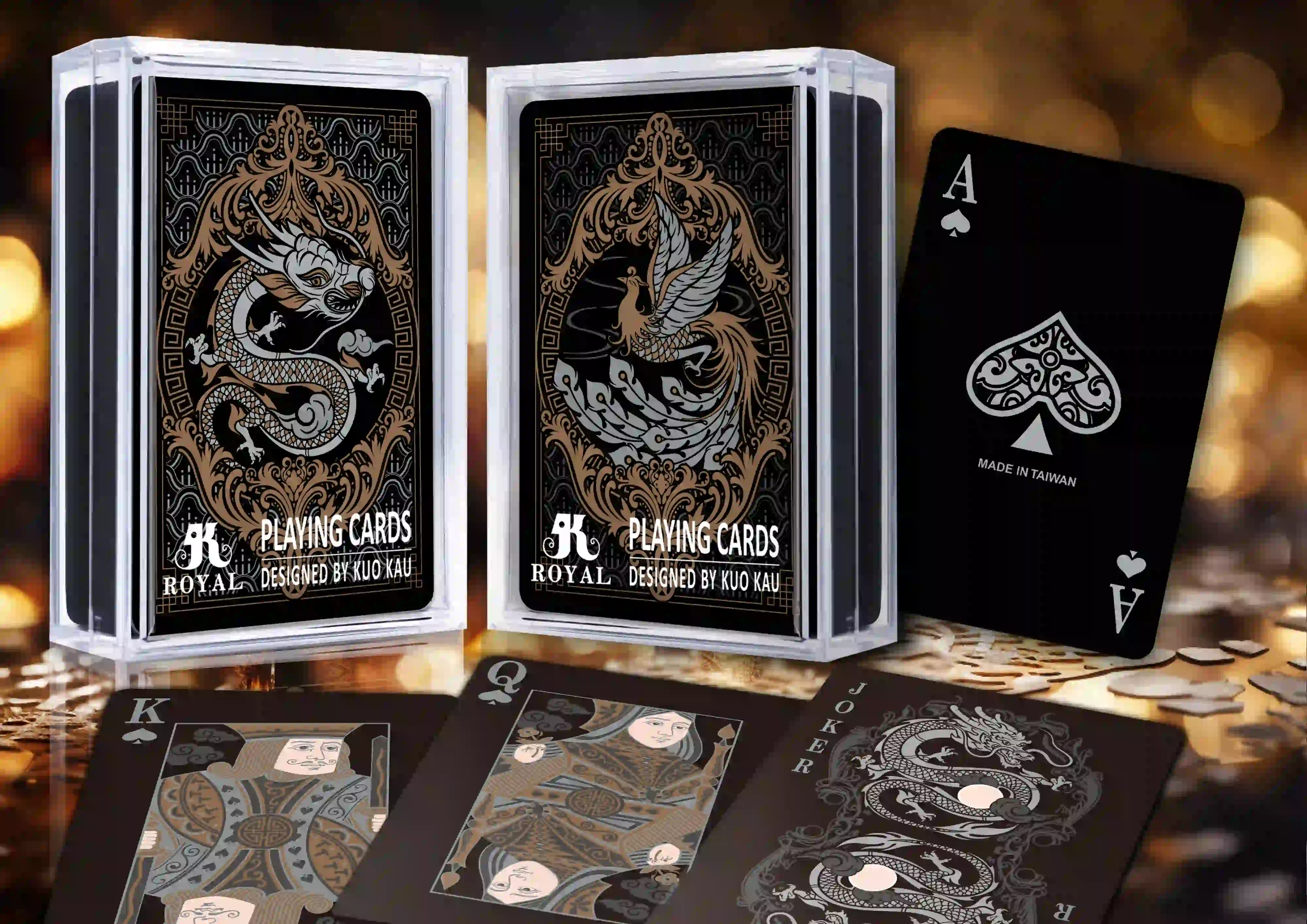Dragon & Phoenix Playing Cards - Phoenix