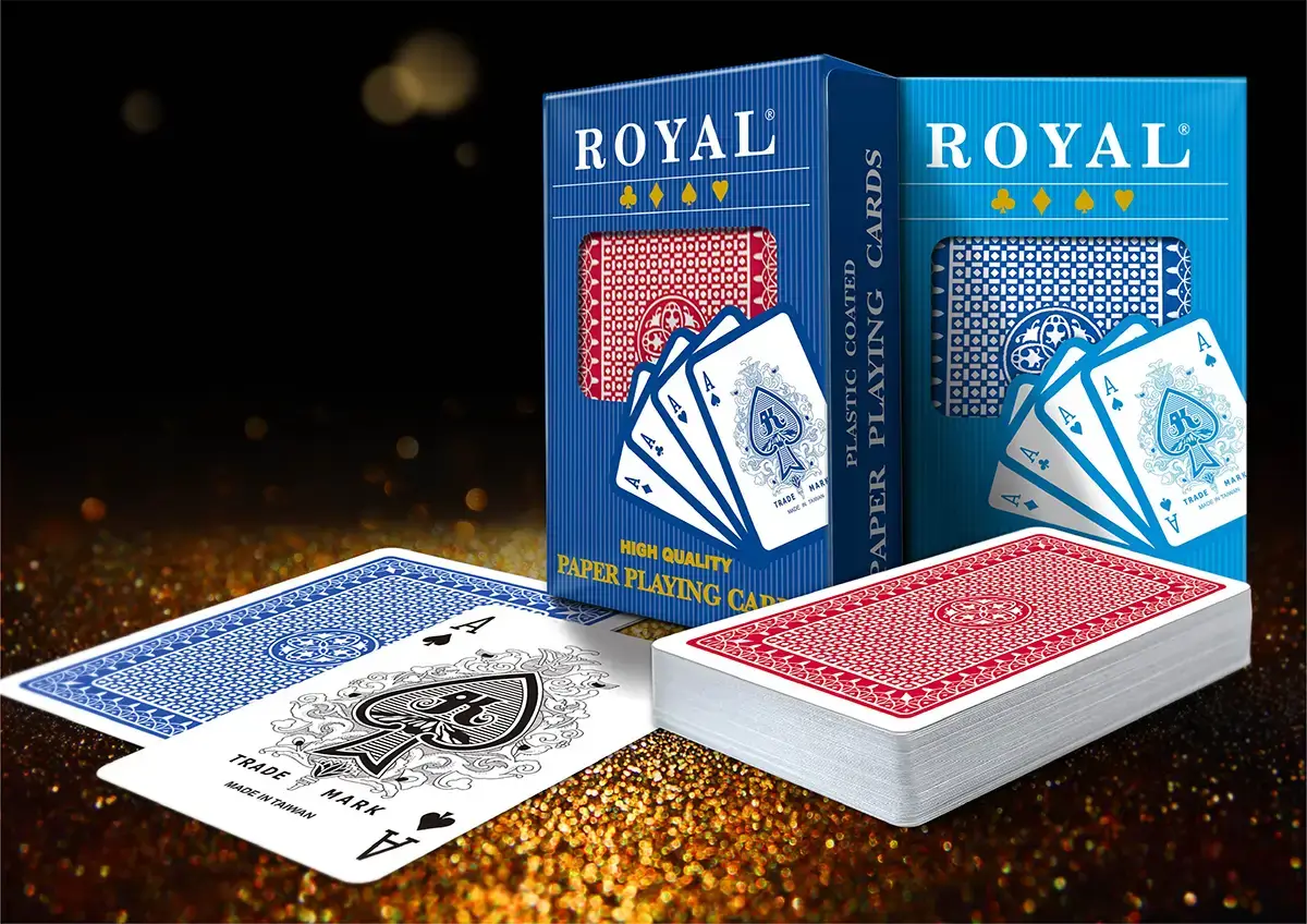 ROYAL Paper Playing Cards - 4 Corner Index